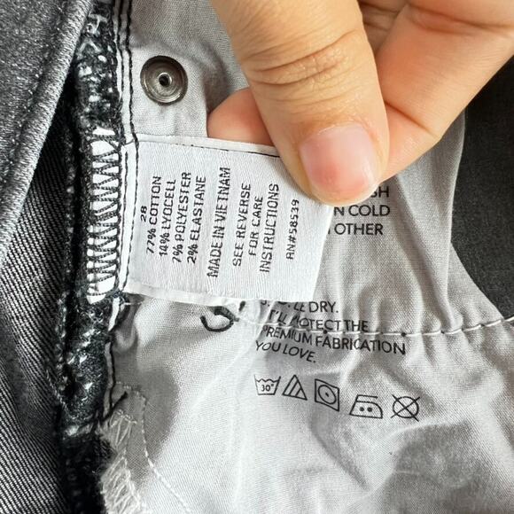 Evereve Jeans Women's Size 28 Blue Ever Straight Cuff Jeans In Multiplicity - Picture 4 of 7